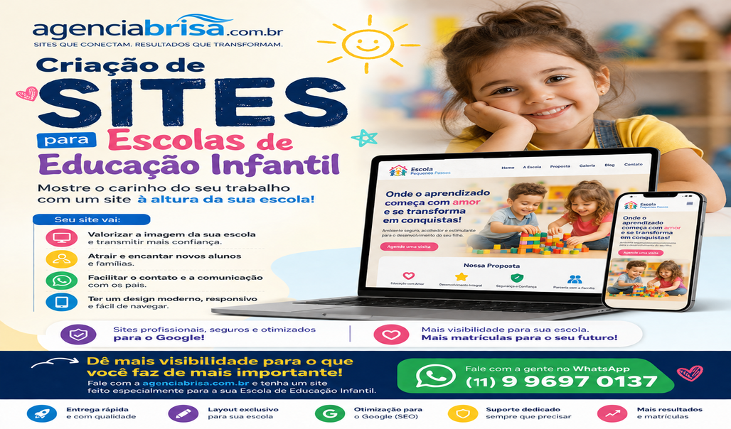 Site para escolas de educa��o infantil