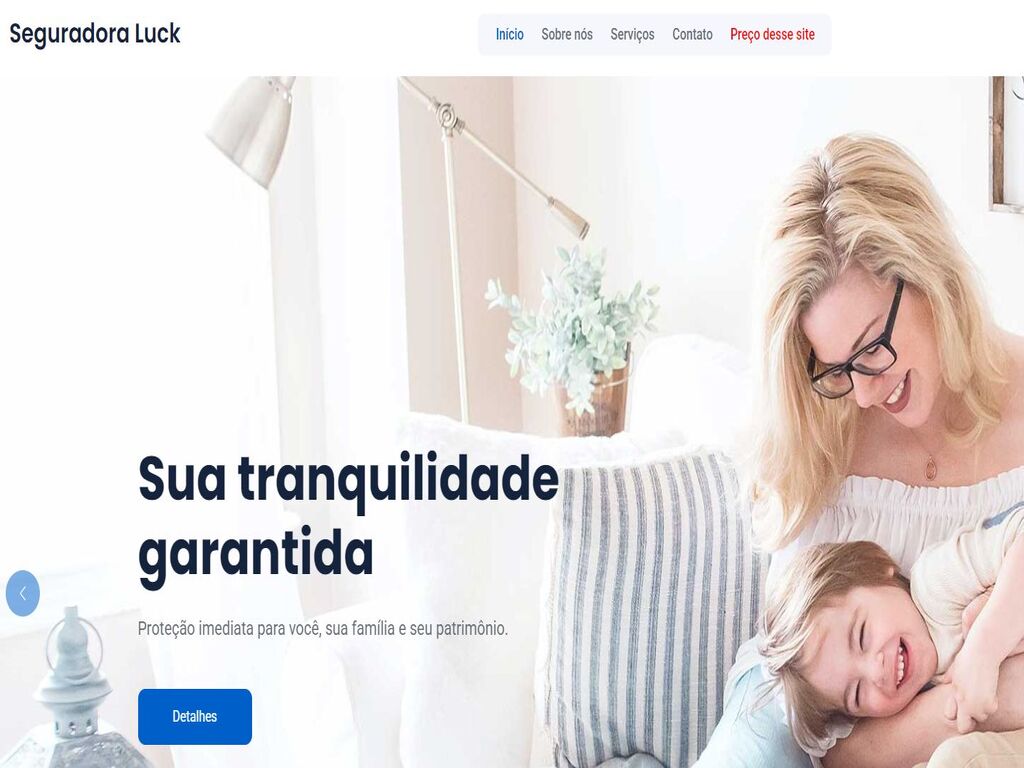 Site para seguradoras