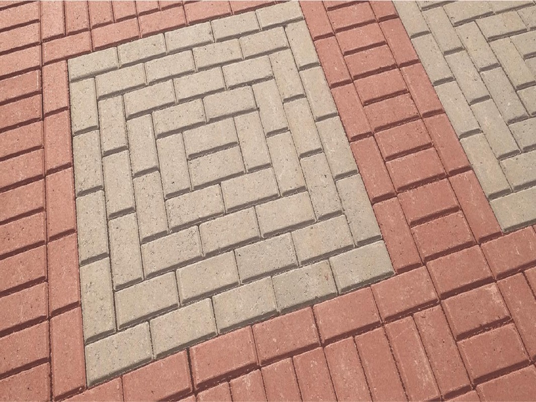 Pisos intertravados de cimento