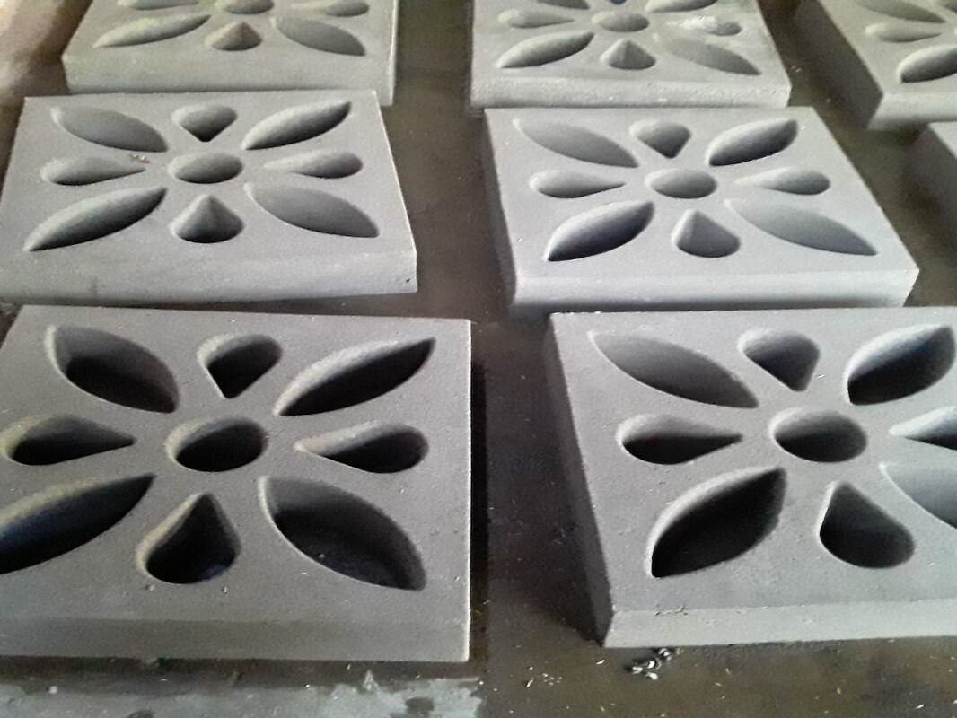 Artefatos personalizados em cimento